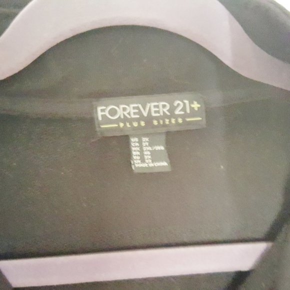 FOREVER 21Womens Sweatshirt 2X V Neck Zip Cities - Picture 3 of 4